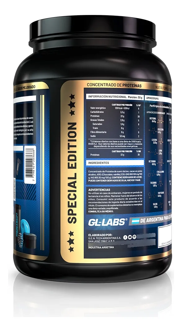 Whey Protein 7900 Gentech - Imagen 2