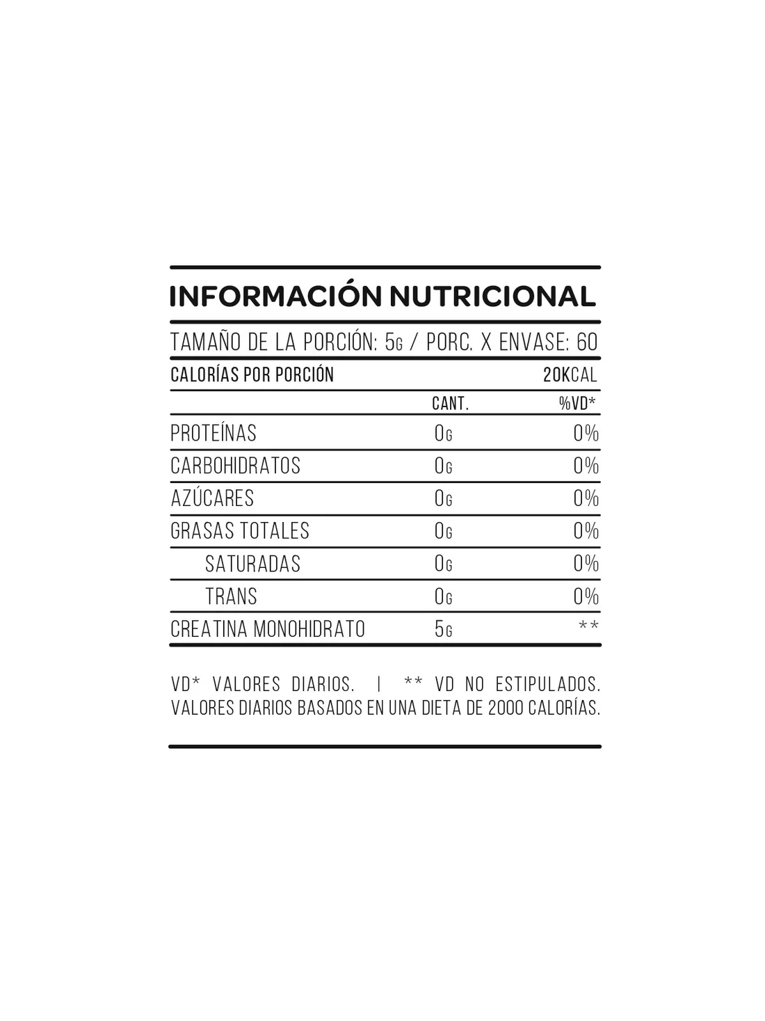 Creatina Star Nutrition - Imagen 2
