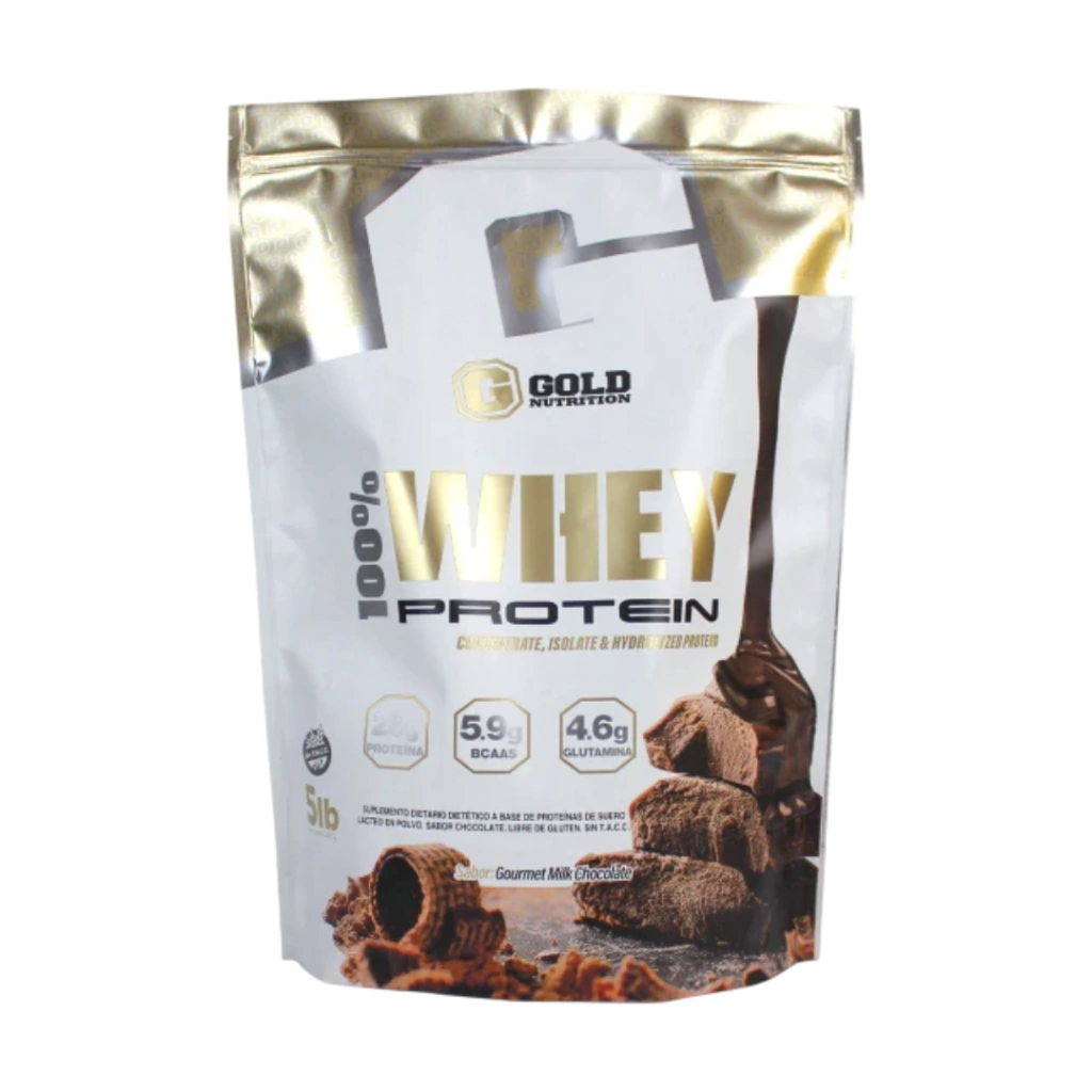 GOLD NUTRITION - 100% Whey Protein 5lb